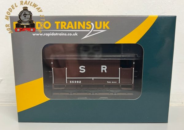 Rapido 931003 SECR 6-wheel brake van in SR brown with red ends and large lettering - 55382
