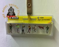 Noch 15060 Hunters (3) Lumberjacks (3) And Dog Figure Set - OO/HO Gauge