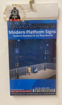 DCC Concepts DML-MPS OO Gauge Modern Station Platform Signs (Value Pack)