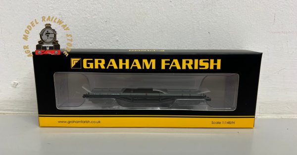 Graham Farish 373-926E N Gauge 30T 'Bogie Bolster C' Bogie Bolster BR Grey