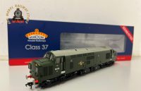 Bachmann 35-302SF OO Gauge Class 37/0 Split Headcode D6710 BR Green (Late Crest) Sound Fitted