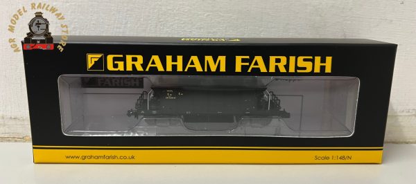 Graham Farish 377-003 N Gauge BR Bogie Hopper Wagon BR Departmental Black