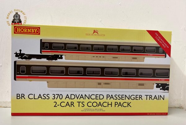 Hornby R40209 OO Gauge BR Class 370 Advanced Passenger Train 2-car TS Coach Pack