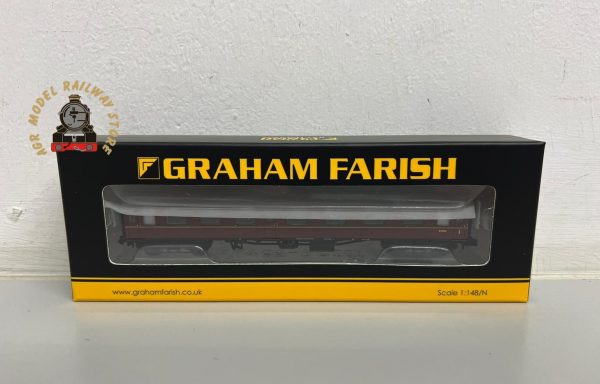 Graham Farish 374-257E N Gauge BR Mk1 CK Composite Corridor Coach BR Maroon SC15148