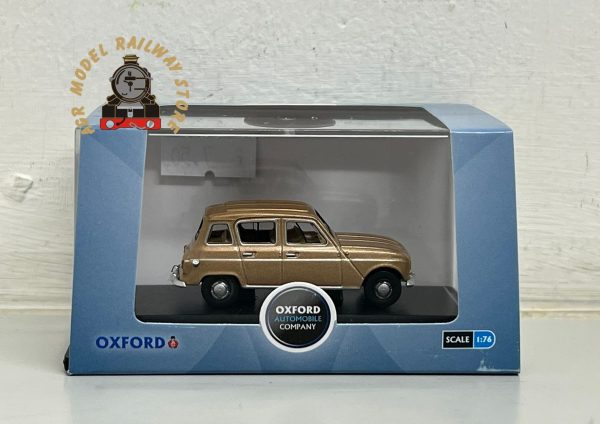 Oxford Diecast 76RN004 Renault 4 in Marron Glace bronze