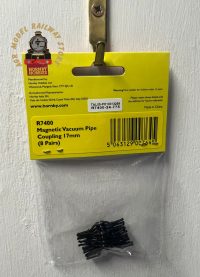 Hornby R7400 OO Gauge Vacuum Pipe Magnetic Coupling Pack - 17mm