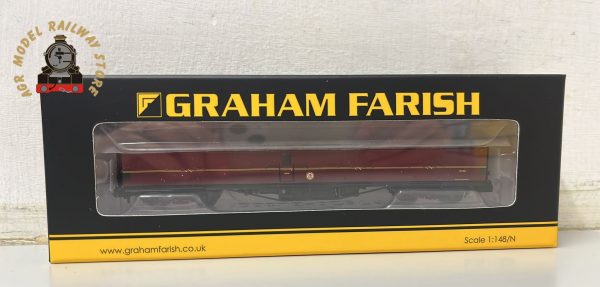 Graham Farish 374-862 N Gauge LNER Thompson Full Brake Coach E19E BR Maroon