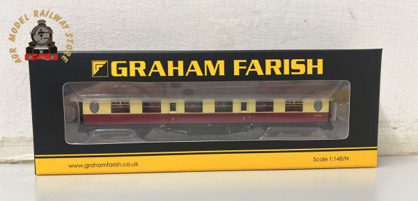 Graham Farish 376-201A N Gauge LNER Thompson First Corridor Coach E11174E BR Crimson And Cream