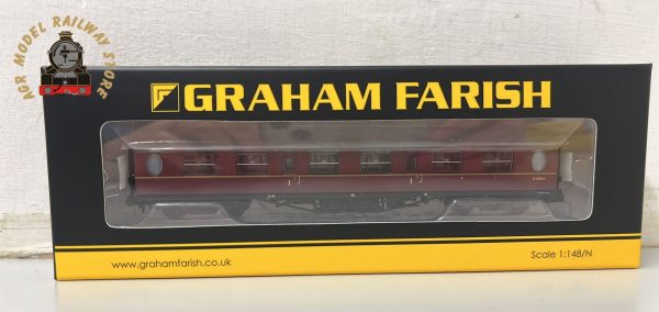 Graham Farish 376-202 N Gauge LNER Thompson First Corridor Coach E11176E BR Maroon