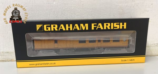 Graham Farish 376-275A N Gauge LNER Thompson Brake Third Corridor Coach E1915 LNER Teak Effect