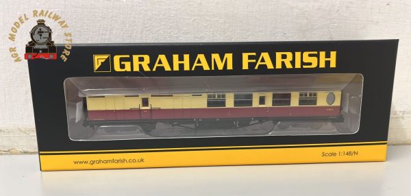 Graham Farish 376-276A N Gauge LNER Thompson Brake Third Corridor Coach E1917E BR Crimson And Cream