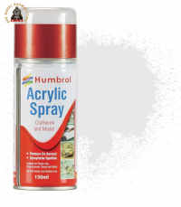 Humbrol AD6034 No.No.34 White Matt Acrylic Spray Paint