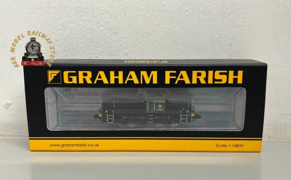 Graham Farish 372-950A N Gauge Class 14 D9522 BR Green Wasp Stripes