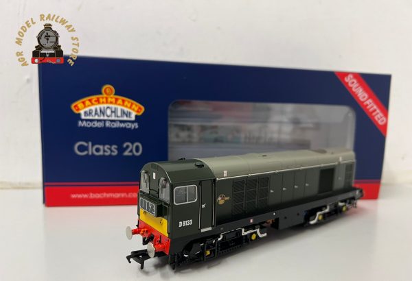 Bachmann 35-353SF OO Gauge Class 20/0 Headcode Box D8133 BR Green (Small Yellow Panels)