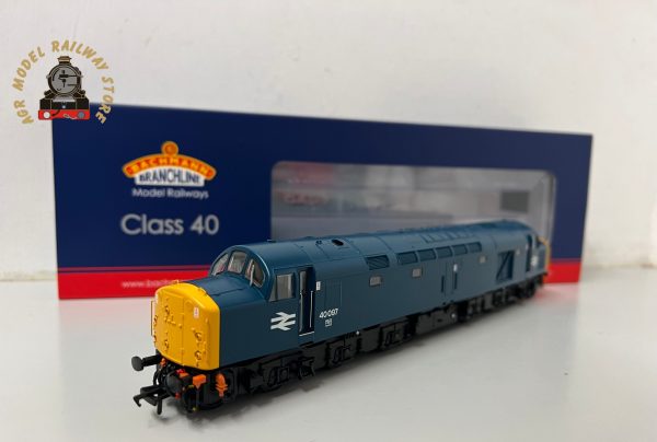 Bachmann 32-489 OO Gauge Class 40 Disc Headcode 40097 BR Blue