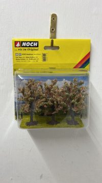 Noch 25112 Pink Fruit (3) Classic Trees 8cm