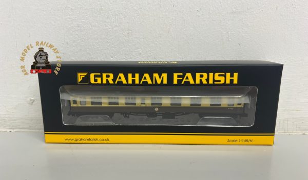 Graham Farish 374-256B N Gauge BR Mk1 CK Composite Corridor Coach BR WR Chocolate & Cream W15060