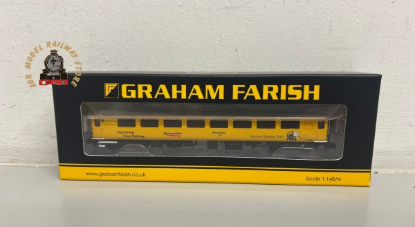 Graham Farish 374-740 N Gauge BR Mk2F TSO Tourist Second Open Coach Network Rail Yellow 977985