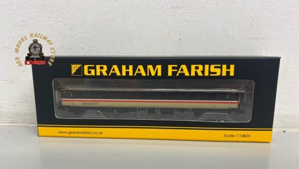 Graham Farish 374-763 N Gauge BR Mk2F FO First Open Coach BR InterCity Swallow 3403