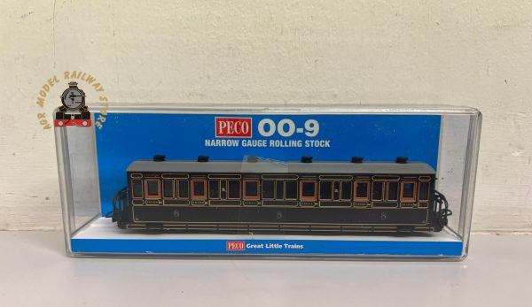 Peco GR-620B OO-9 Ffestiniog Railway Long Bowsider Bogie Coach No.20 Victorian Era Livery