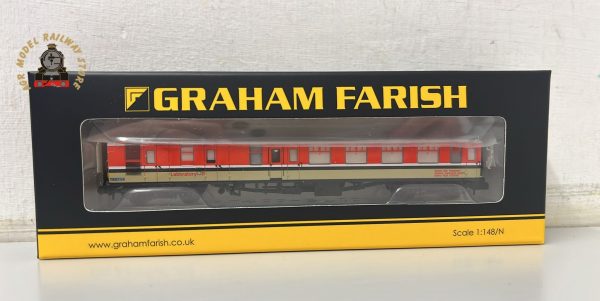Graham Farish 374-198 N Gauge BR Mk1 BSK Brake Second Corridor Coach Laboratory 11 BR RTC Revised