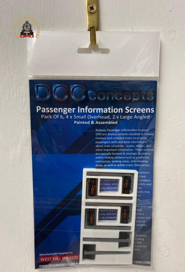 DCC Concepts DML-PSP OO Gauge Modern Station Passenger Departure Information Screens