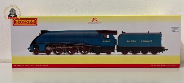 Hornby R30125 OO Gauge LNER W1 Hush Hush Streamlined 4-6-4 60700 British Railways Blue