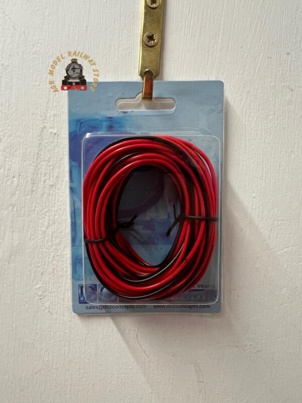 DCC Concepts RCA-RBW.5 Red/Black Layout Dropper Wire – 5m – AGR Model ...