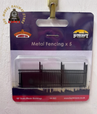 Bachmann 44-562 Scenecraft Metal Fencing (x5) - OO Gauge