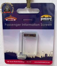 Bachmann 44-578 Scenecraft Passenger Information Screen - OO Gauge