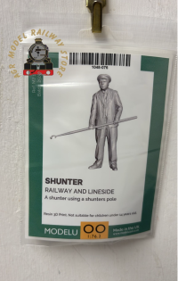 ModelU 1048 Shunter with shunter's pole - OO Scale