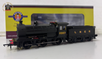 Oxford Rail OR76J26001 LNER (plain black) 1057 0-6-0 Class J26 - OO Gauge