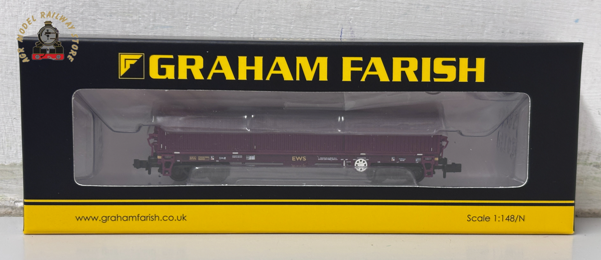 Graham Farish 373-826B BRA Steel Carrier EWS - N Gauge