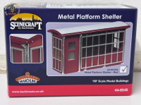 Bachmann 44-0545A Scenecraft Metal Platform Shelter - RED - OO Gauge