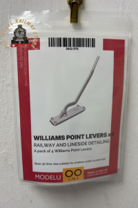 ModelU 2642 Williams Point Levers x4- OO Scale
