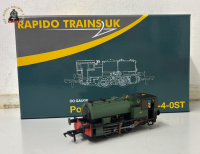 Rapido Trains 968503 Port of Par Bagnall Unlined Dark Green (SOUND) OO Gauge