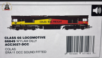 Accurascale ACC3027-DCC Class 66 - Colas - 66849 - DCC Sound Fitted