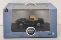 Oxford Diecast 76MAZ002 Mazda MX5 MK1 (Soft Top) British Racing Green 1:76