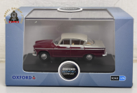 Oxford Diecast 76HS002 Humber Sceptre Mk1 Pippin Red/Pearl Grey 1:76