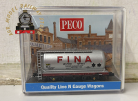 Peco NR-76P Tank Wagon 15ft WB Fina Motor Spirit No. 4 - N Gauge