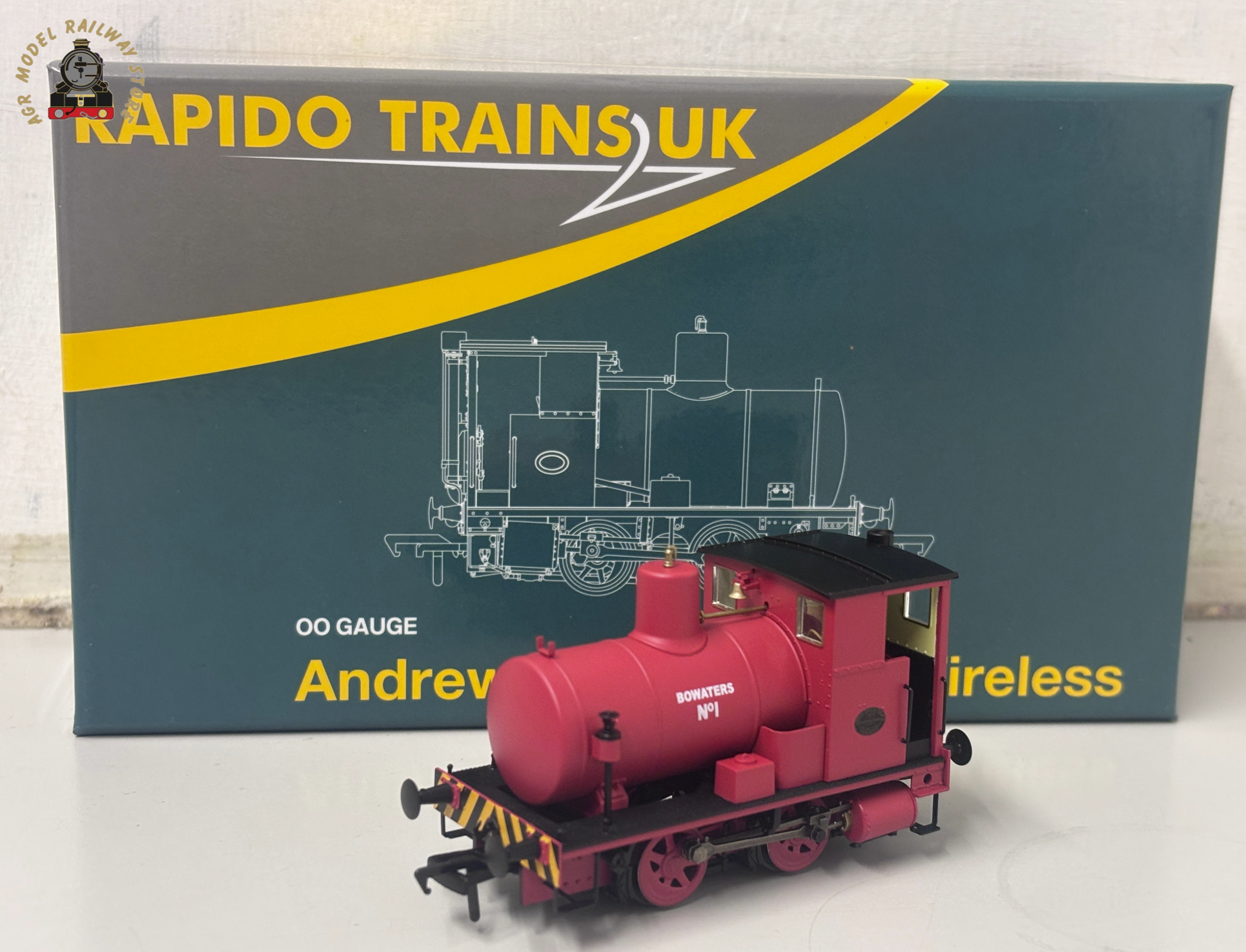 Rapido 965505 Andrew Barclay Fireless 0-4-0 Bowaters Ellesmere No.1 DCC SOUND