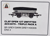 Accurascale ACC3079 Clayhood - 13T - Unfitted - Triple Pack A