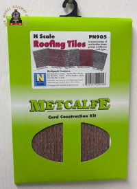 Metcalfe PN905 N SCALE ROOFING TILES