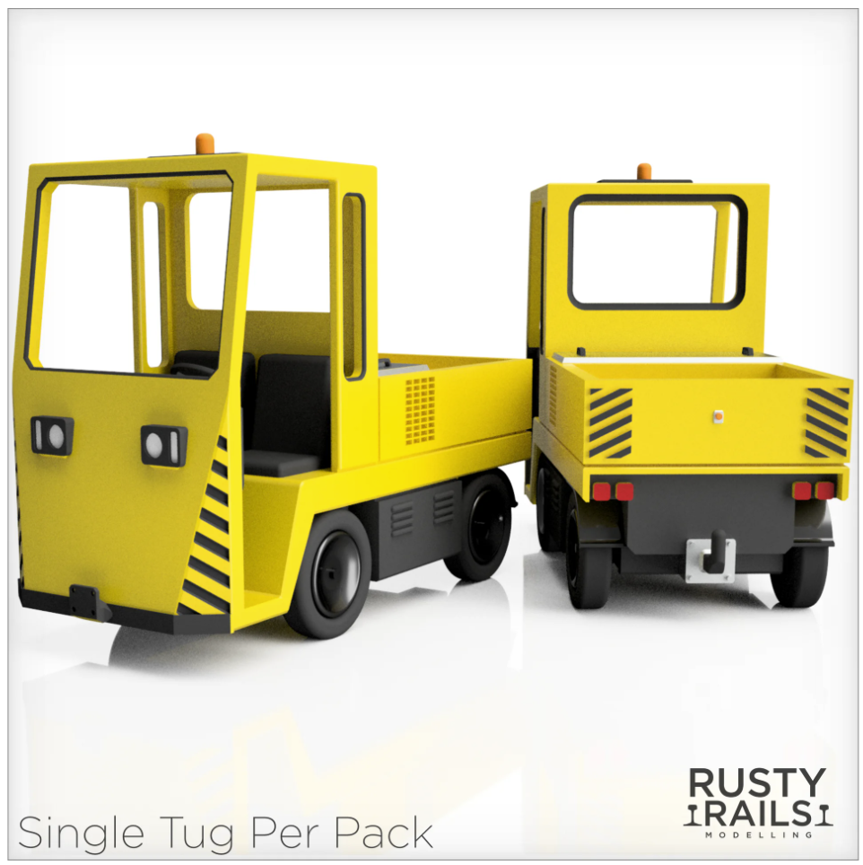 Rusty Rails RRM011 Utility Tug - Unpainted 3D Print - OO Gauge
