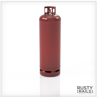 Rusty Rails RRM074 Gas Bottles - Pack of 9 - Unpainted 3D Print - OO
