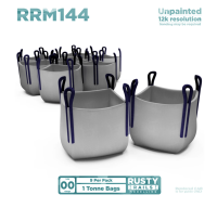 Rusty Rails RRM144 One Tonne Bags - Pack of 9 - Unpainted 3D Print - OO