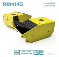 Rusty Rails RRM145 Enclosed Skip - Unpainted 3D Print - OO