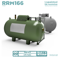Rusty Rails RRM166 LPG Tanks - Unpainted 3D Print - OO