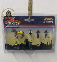 Bachmann 36-440 Scenecraft Modern Police Figures - OO Gauge