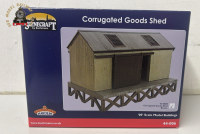 Bachmann 44-006B Scenecraft Corrugated Goods Shed - Brown - OO 